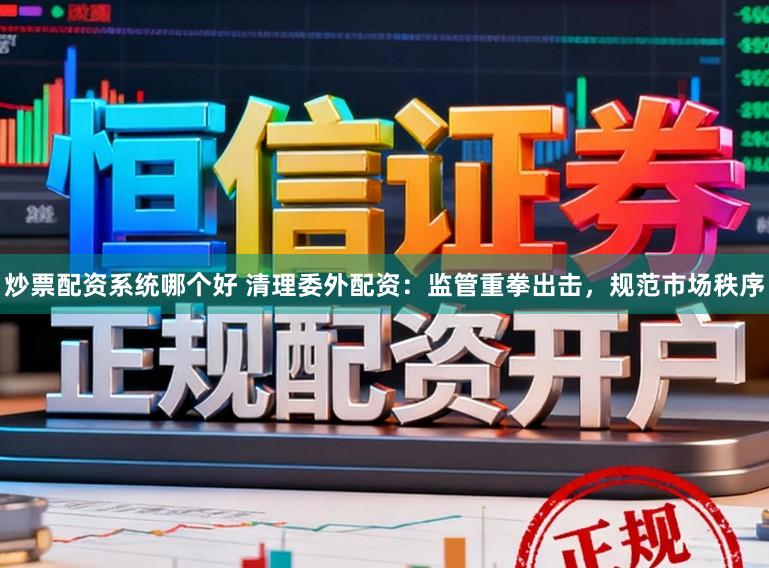 炒票配资系统哪个好 清理委外配资：监管重拳出击，规范市场秩序